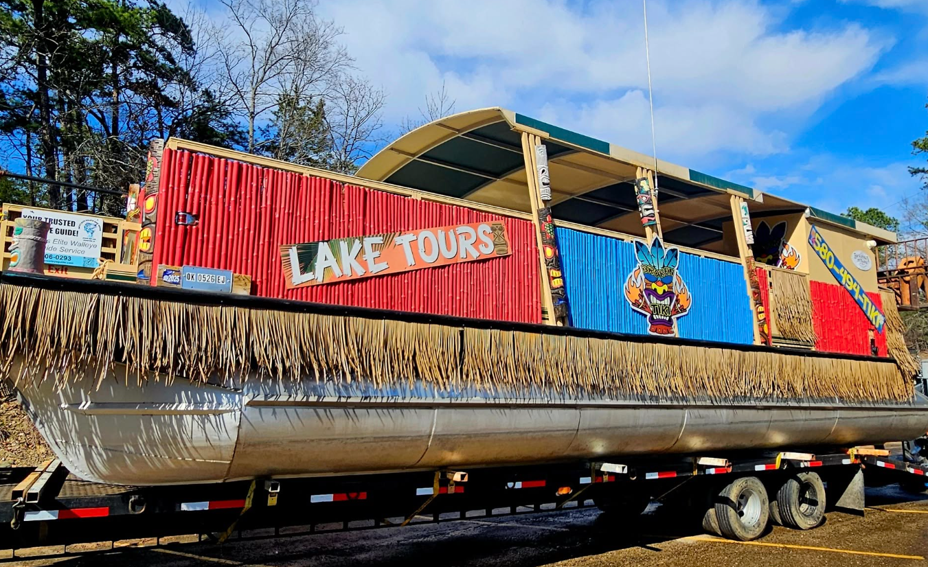 Things To Do Broken Bow Lake Tiki Boat 